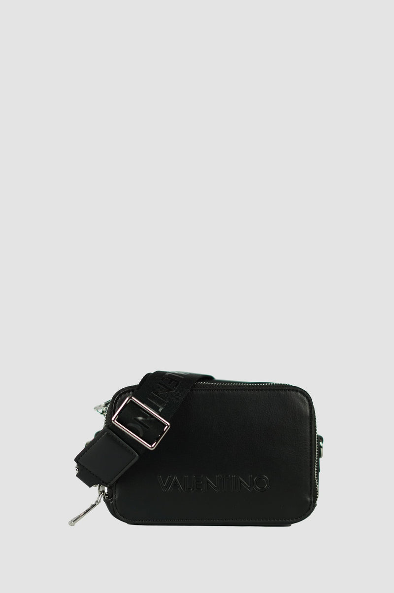 Mario Valentino Camera Bag Holiday Re con tracolla vista frontale variante colore nero