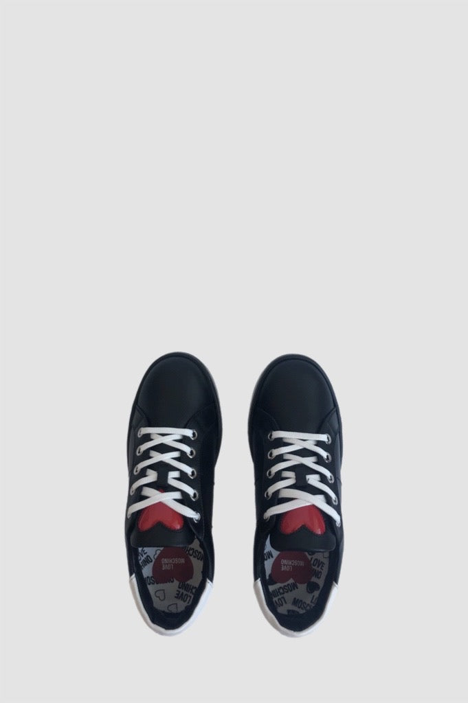 Love Moschino Sneaker con logo vista dall'alto