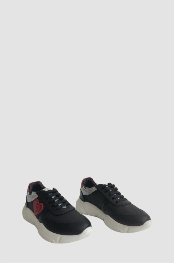 Love Moschino Sneaker con suola alta vista di entrambe le scarpe