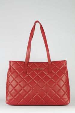 Mario Valentino Shopping bag trapuntata vista frontalevariante colore rosso