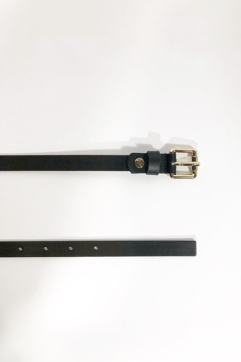 Trussardi Cintura con lettering metallico vista della fibbia