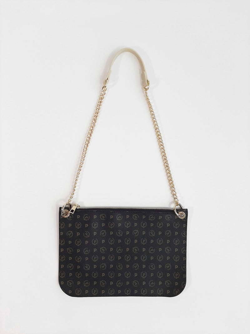 Pollini Shopping bag con monogram vista della pochette singolarmente