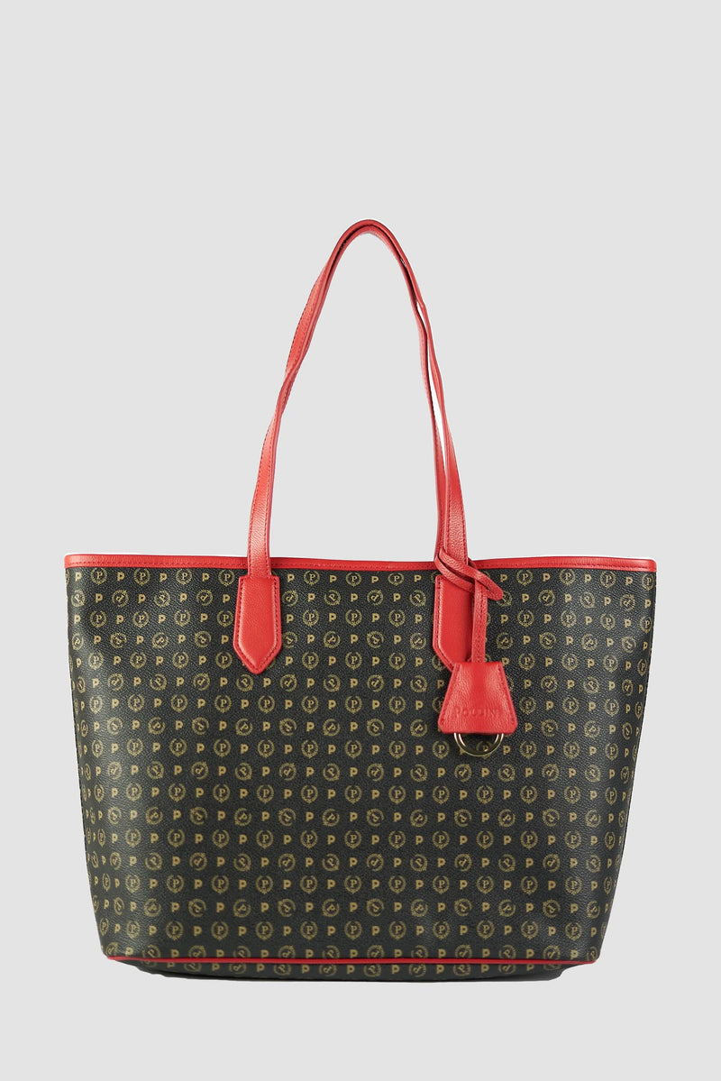 Pollini Shopping Bag Monogram vista frontale