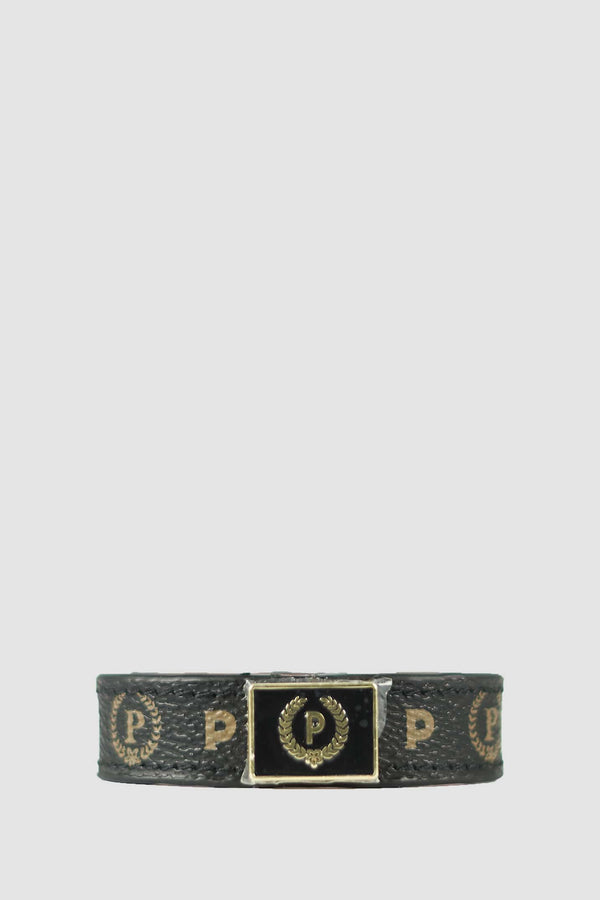Pollini Braccialetto Monogram con Placchetta vista frontale sdraiato