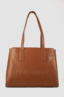 Mario Valentino Shopping Bag Holiday Re vista frontale variante colore marrone